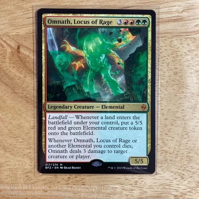 Omnath, Locus of Rage Battle for Zendikar Regular 217/274 - Image 1 of 2