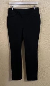 Chico's So Slimming Reese Trouser Ankle Pant Women’s 0.5 S Black Pull On Career - Picture 1 of 8