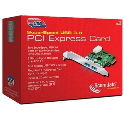 AcomData ADPU3-PCIX 2-ports USB Hub (adpu3pcix) - Image 1 of 2