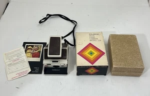 Vintage Polaroid SX-70 Land Camera Model 2 Ivory W/Original Owners Manual & Box - Picture 1 of 11