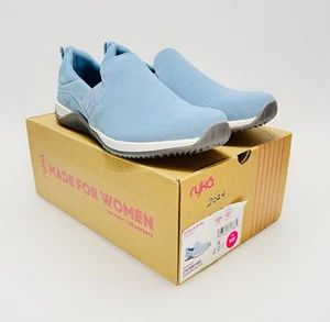 Ryka Echo Slip On Shoes Dusty Blue Womens Size 9M Comfort Walking Lightweight - Picture 1 of 11
