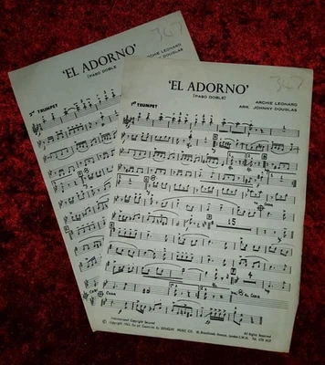 El Adorno - Paso Doble Sheet Music (1st/2nd Trumpet) - Image 1 of 3