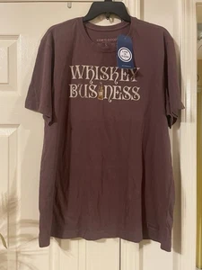 Life Is Good T-Shirt Large Lila Whiskey Business Grafik Crusher Freizeit BBQ - Bild 1 von 6