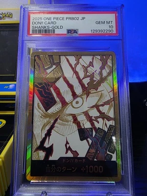 DON!! Card (Shanks) (Gold) - Premium Booster -The Best- Vol. 2 Japanese - Image 1 of 2