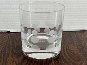 MIKASA CHEERS Double Old Fashioned Glass with Polka Dots - Picture 1 of 7