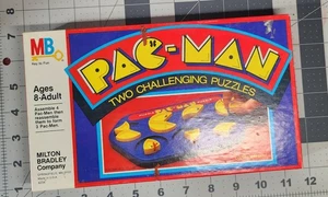 Vintage, 1982, Toy, Milton Bradley, Pac-Man, Two Challenging Puzzles, Game - Picture 1 of 5