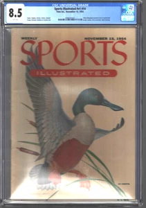 Sports Illustrated V. 1 #14- November 15 1954- Duck Hunting CGC 8.5 Newsstand - Picture 1 of 2