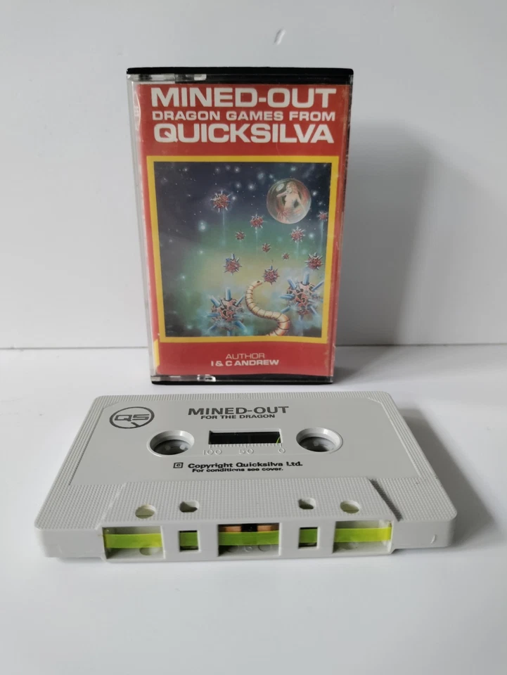 Mined-Out Vintage Dragon 32 Computer Cassette Game Quicksilva Tested Working - Image 1 of 1