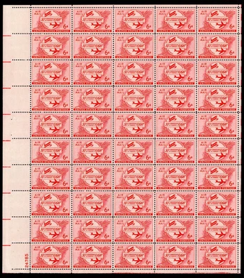 Scott #c47 5oth Anniversary of Powered Flight Sheet of 50 Stamps MNH P#24785 LL - Image 1 of 2