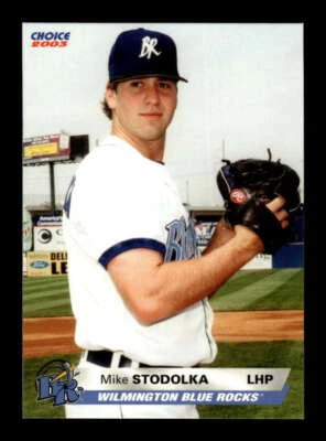 2003 Choice Wilmington Blue Rocks #17 Mike Stodolka NM Near Mint BXCP05 - Image 1 of 2