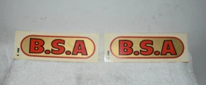 BSA C15 Trials Fuel Tank Emblems (PAIR) NOS HR1 - Picture 1 of 4