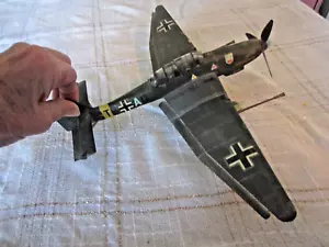 Aereo Junkers Stuka seconda guerra mondiale Luftwaffe tedesco 9" modellino in plastica assemblato - Foto 1 di 11