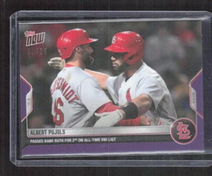 2022 Topps Now #1007 Albert Pujols Purple 1/25 - Picture 1 of 2