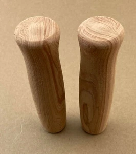 Wood Grain EVA Foam Handlebar 140MM Grips Bike Bicycle. - Picture 1 of 2