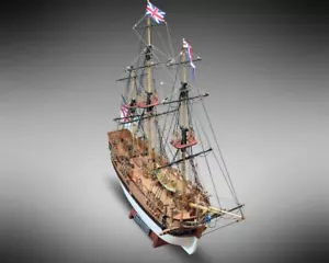 Mamoli MV52 - HMS Bounty - Kit modello spedizione plank-on paratie in legno - scala 1/100 - Foto 1 di 2