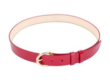 Louis Vuitton Vernis Pomme D'Amour Belt monogram Red & Gold