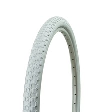 NEW! 26" x 1.75" BMX bike ALL WHITE Comp 3 design bicycle tire 65PSI!