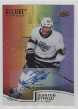 2021-22 Upper Deck Allure Rainbow Full Quinton Byfield #R-1 Rookie Auto RC