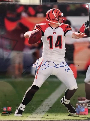 Foto GTSM assinada por Andy Dalton Cincinnati Bengals 8x10 - Imagem 1 de 4