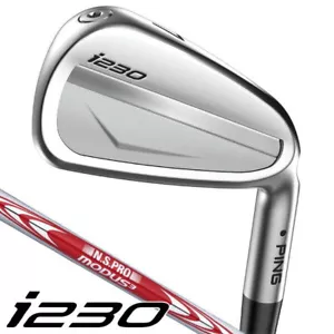 PING i230 IronSet 5-9+Pw Black dot RH Nspo Modus3 tour120 steel Flex Stiff new - Picture 1 of 5