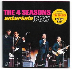 FRANKIE VALLI & the 4 SEASONS : ENTERTAIN YOU + 4 BONUS (MONO/STEREO CD) ★ 1965 - Picture 1 of 3