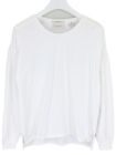 SCOTCH & SODA T-Shirt Men's MEDIUM Long Sleeve Oversized Longer Back White
