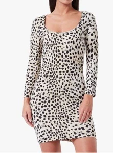 Just Cavalli Bodycon dress women's stretch ivory cream Archive Print RRP £699 - Picture 1 of 17