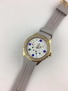 Orologio M&M Primo Emporio Quarzo Donna 39 mm Strass Cinturino in Gomma Grigio - Foto 1 di 1