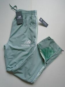 NEW BALANCE All Motion JOGGERS Mens Running Pants Mesh Lined Pale Green M, L, XL