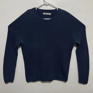 Outerknown Shirt Herren Medium Navy Blau Langarm Waffelstrick Thermo Pullover - Bild 1 von 7