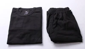 Place & Street Herren Baumwolle Waffel Strick Thermo Unterwäsche Set IW4 Schwarz Medium - Bild 1 von 9