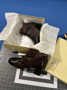 L’artiste Melani Boots Size EU 39 US 8 1/2 Brown Mid-Calf Boot Zip - New - Picture 1 of 9