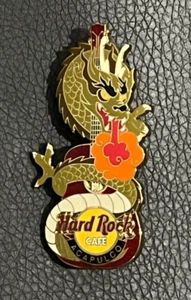 Hard Rock Cafe Pin Anstecker ACAPULCO Dragon Gitarre - Bild 1 von 2
