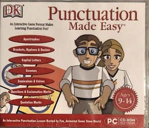 DK Punctuation Made Easy Pc New Win7 Vista XP Apostrophes Hyphens Commas Colons - Picture 1 of 2