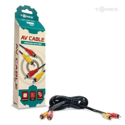 Original Nintendo NES Console AV Cable RCA Composite Audio Video Cord - New 6ft - Image 1 of 3