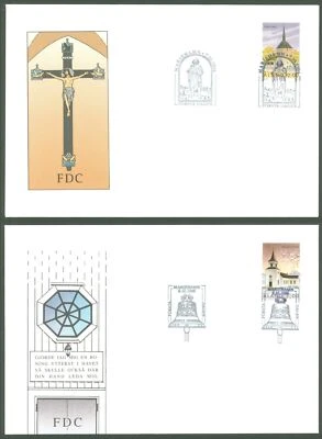 Aland L07 2 FDC 1994/1996 - Iglesia - Religión - Arquitectura Foto 1 de 3