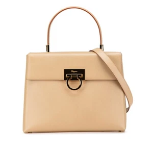 Salvatore Ferragamo Gancini top handle Handbag Shoulder Bag 2WAY Women 【Us... - Picture 1 of 15