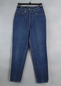Vtg 80s Levis 501 Jeans Womens 9 (24x30) Blue High Waist Tapered Leg Made USA - Picture 1 of 9