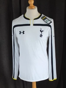 Genuine Tottenham 2014/15 Home Long Seeve Shirt No Sponsor Player Issue - Large - Picture 1 of 8