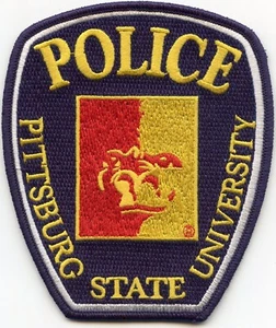 PITTSBURG STATE UNIVERSITY KANSAS CAMPUS POLICE PATCH - Picture 1 of 1