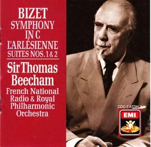 BIZET SYMPHONY IN C / L'ARLESIENNE SUITES CD Sir Thomas Beecham - EMI / BMG - Picture 1 of 2