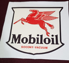 Mobiloil Socony Vacuum Pegasus Decal Sticker Man Cave Gas Oil Valentine Gift