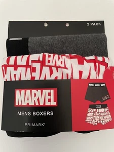 Men’s Marvel Boxer Shorts Size Small X 2 Pairs - Picture 1 of 2
