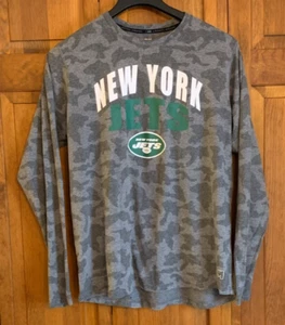 Women's MSX by Michael Strahan L/S Gray Camo New York Jets Top Tag Size XL - Picture 1 of 5