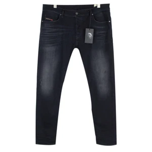 Jeans uomo DIESEL Tepphar-X 0679R blu scuro slim carota elasticizzato W31 W40 prezzo consigliato £320 - Foto 1 di 12
