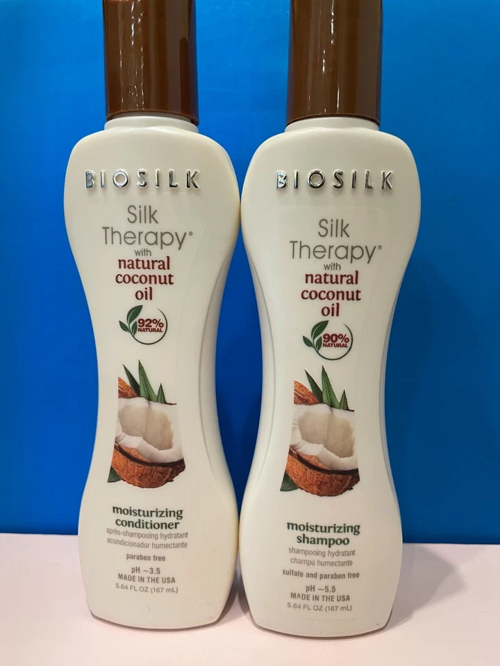 Biosilk Silk Therapy Natural Coconut Oil Moisturizing Shampoo, Conditioner 5.64 - Image 1 of 1
