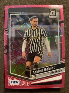 Adrien Rabiot PINK VELOCITY 38/99 140 2023-24 Donruss Optic Holo Juventus - Picture 1 of 2