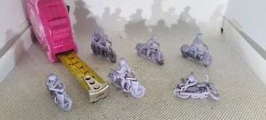 28mm WW2 US Harley Davidson Motorbikes Full Set - Picture 1 of 3