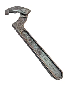 SK 3/4"-2" Spanner Hook Wrench Adjustable 8071 USA Made Vintage Hand Tool - Foto 1 di 7