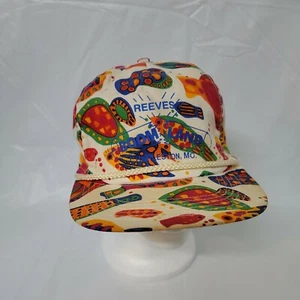 Vintage - 1980er Reeve's BOOMLAND Charleston MO Mesh Trucker Snapback Mütze Kappe - Bild 1 von 11